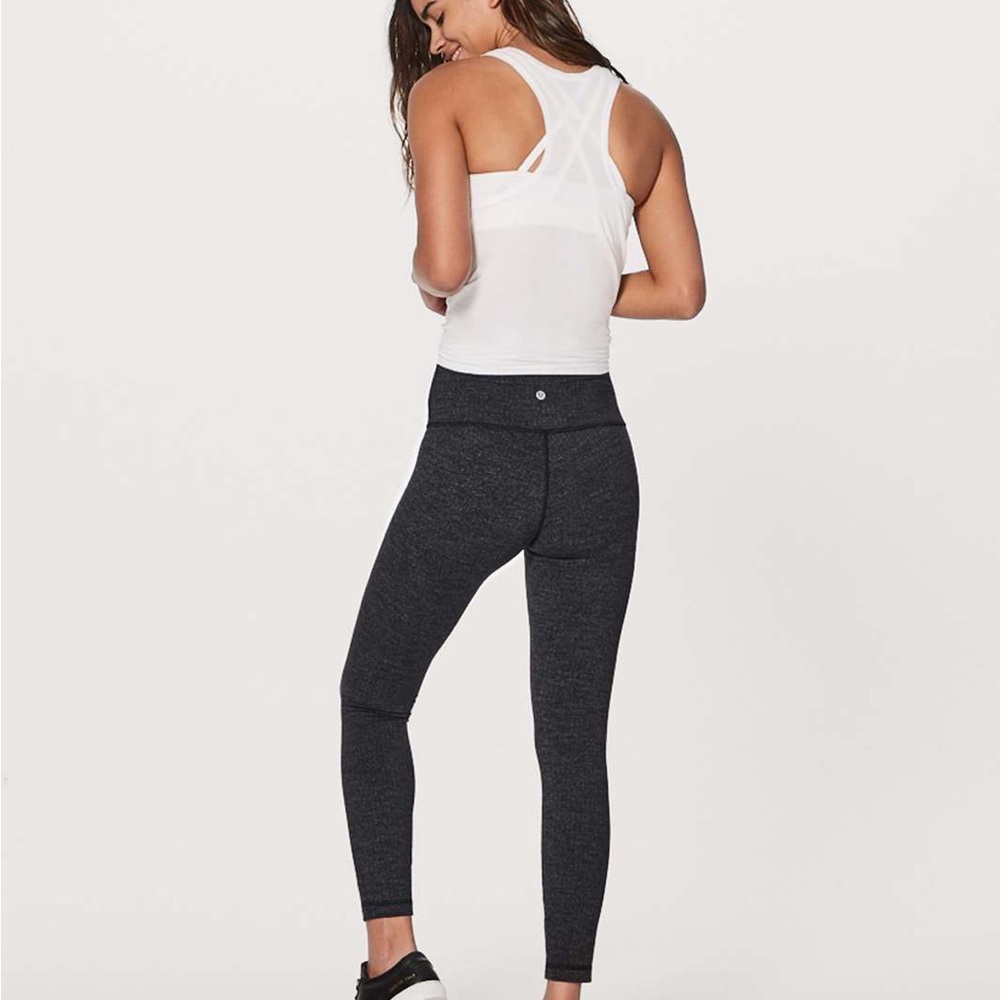 Lululemon Variegated Knit Wunder Under Leggings